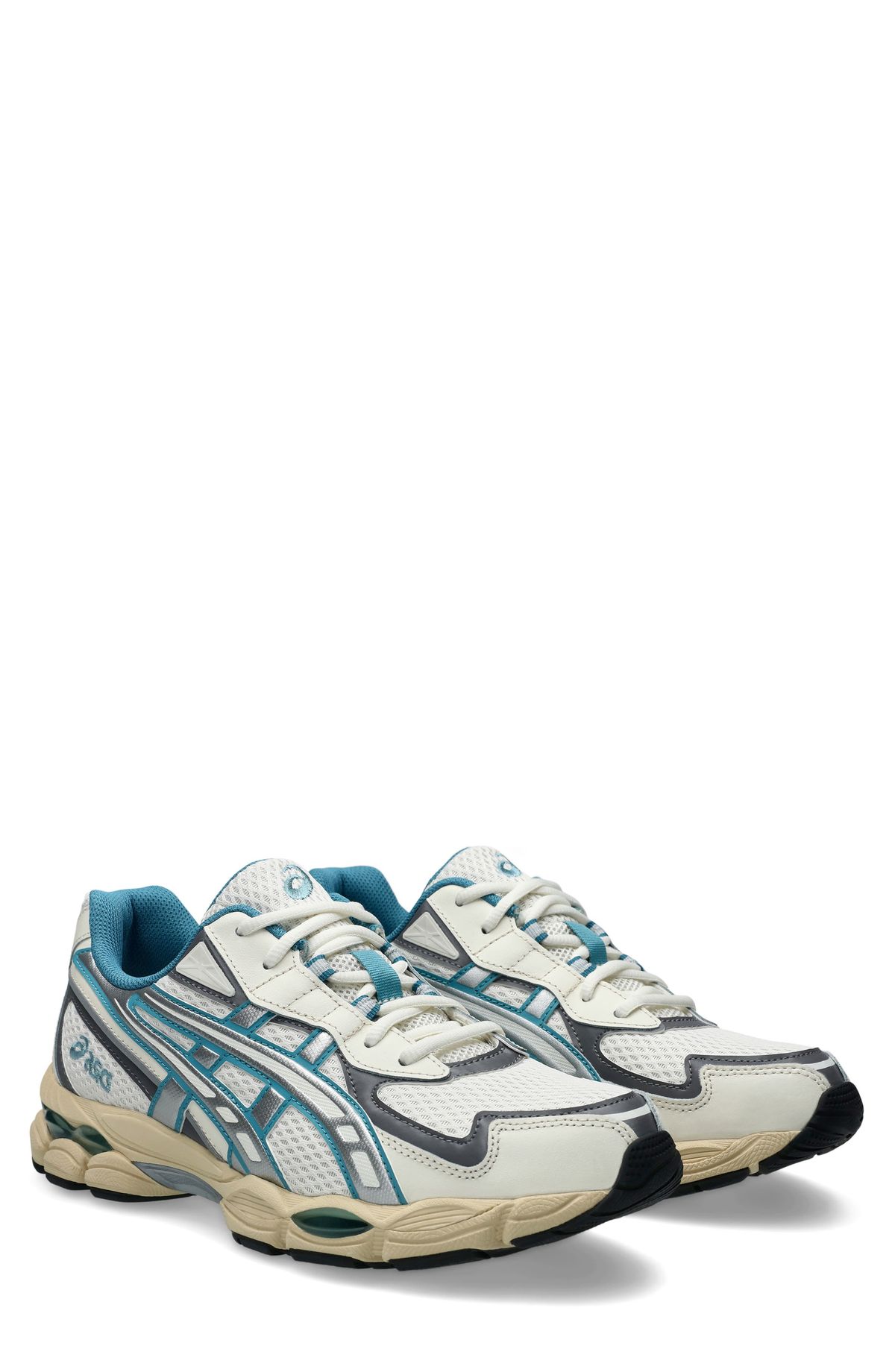ASICS Gender Inclusive GEL-NYC 2055 in neutral colorway, side profile showing GEL cushioning technology and contemporary silhouette