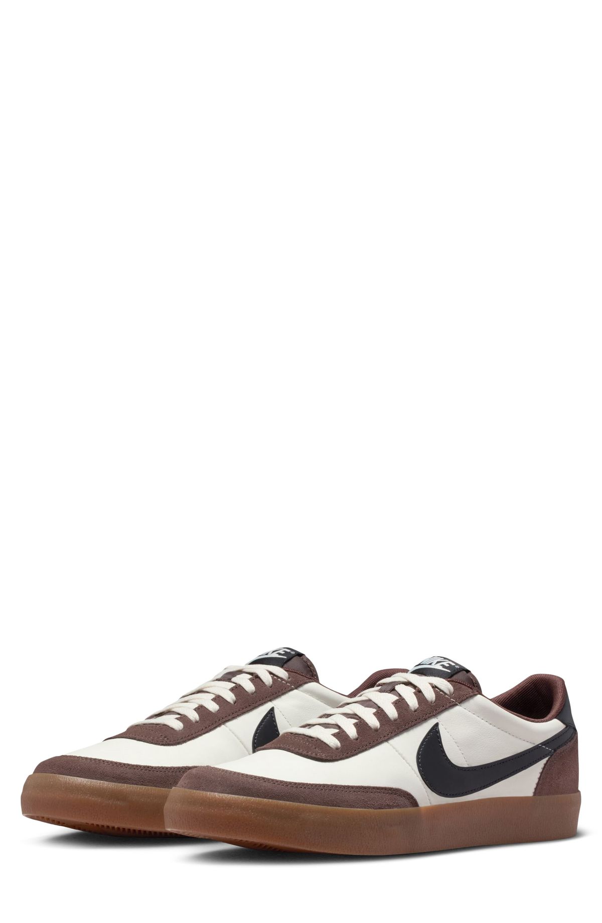 Nike Killshot 2 court sneaker on neutral background, clean leather and nylon upper with minimal branding