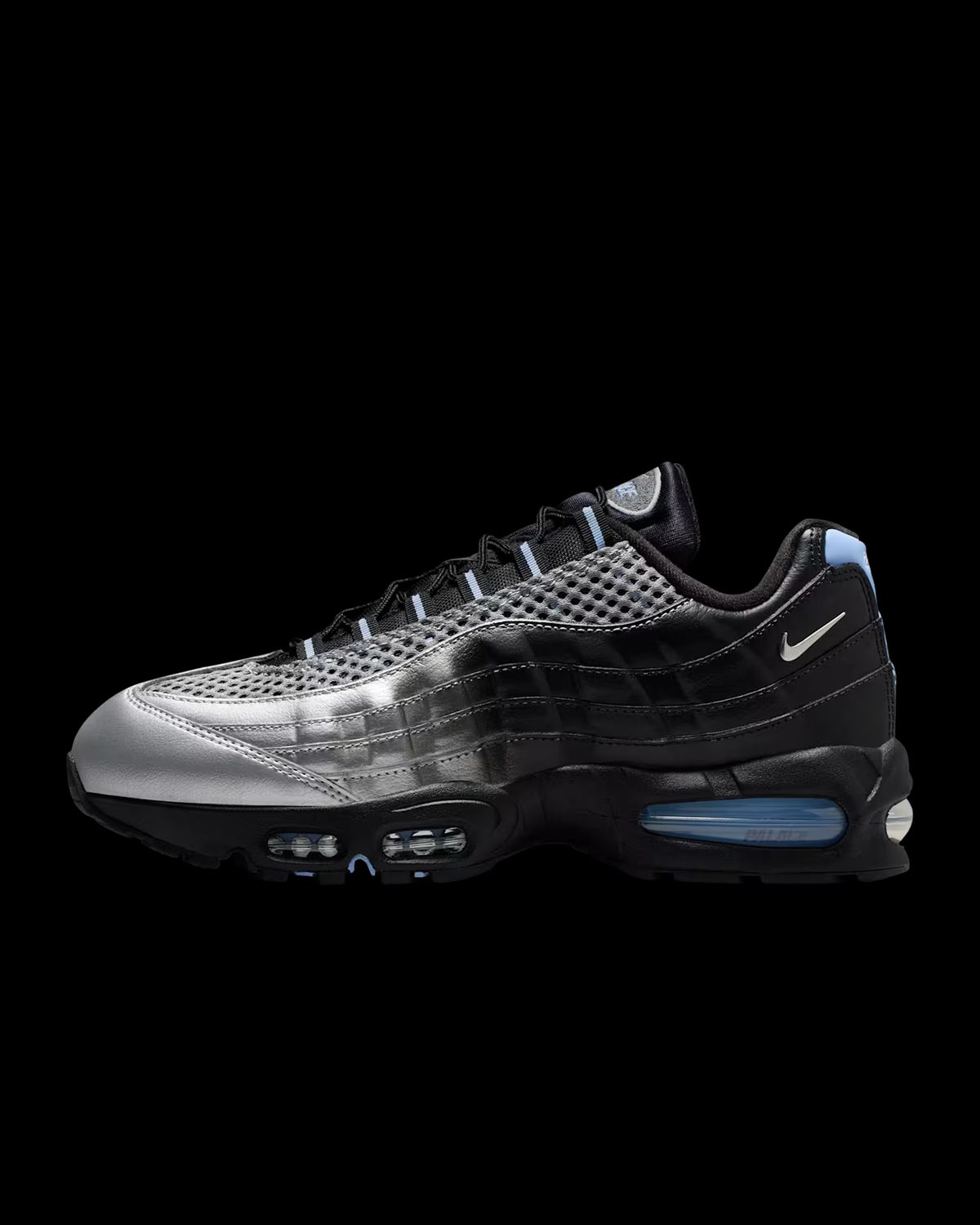 Palace x Nike Air Max 95 Big Bubble ‘Metallic Silver’