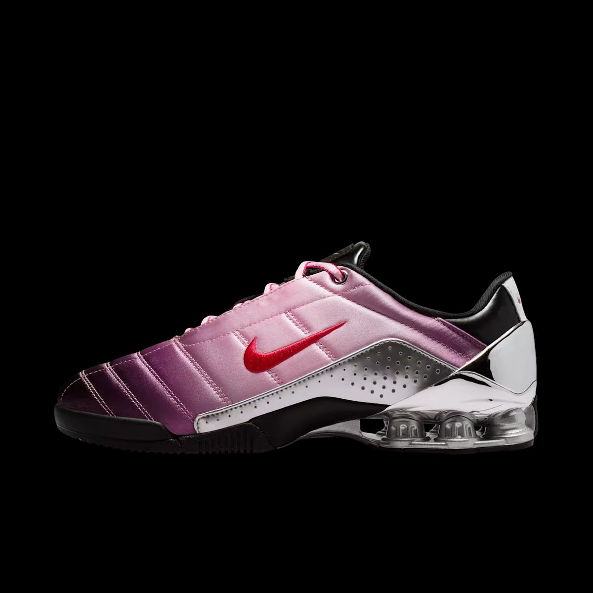 Forget-me-nots x Women's Nike Total 90 Shox Magia 'Shy Pink and University Red'