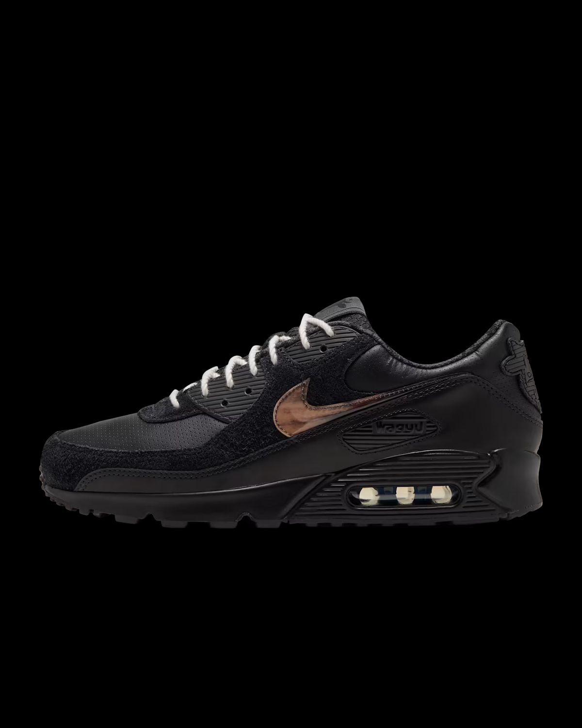 Wagyu x Nike Air Max 90 'Black and Anthracite'