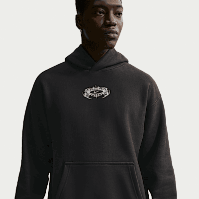 Nike Solo Swoosh Men's Pullover Hoodie "Off Noir"