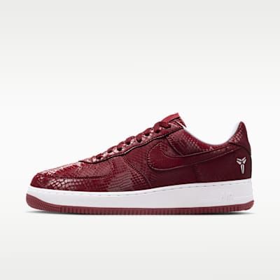 Nike Kobe Air Force 1 Low Lower Merion High Away jersey-inspired colorway, side profile view