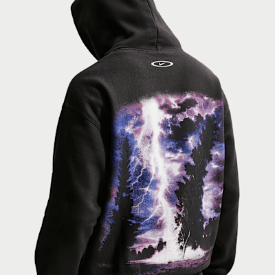 Nike Solo Swoosh Pullover Hoodie "Off Noir"