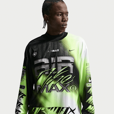 Nike Culture of Football Dri-FIT Long-Sleeve Soccer Jersey "Volt/Black/White"