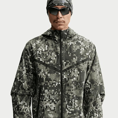 Nike Tech Dri-FIT Woven Full-Zip Jacket "Silver Sage/Black"