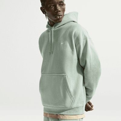 Nike Solo Swoosh Pullover Hoodie "Steam/White"